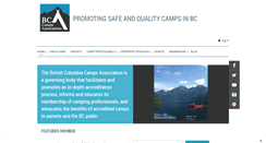 Desktop Screenshot of bccamping.org